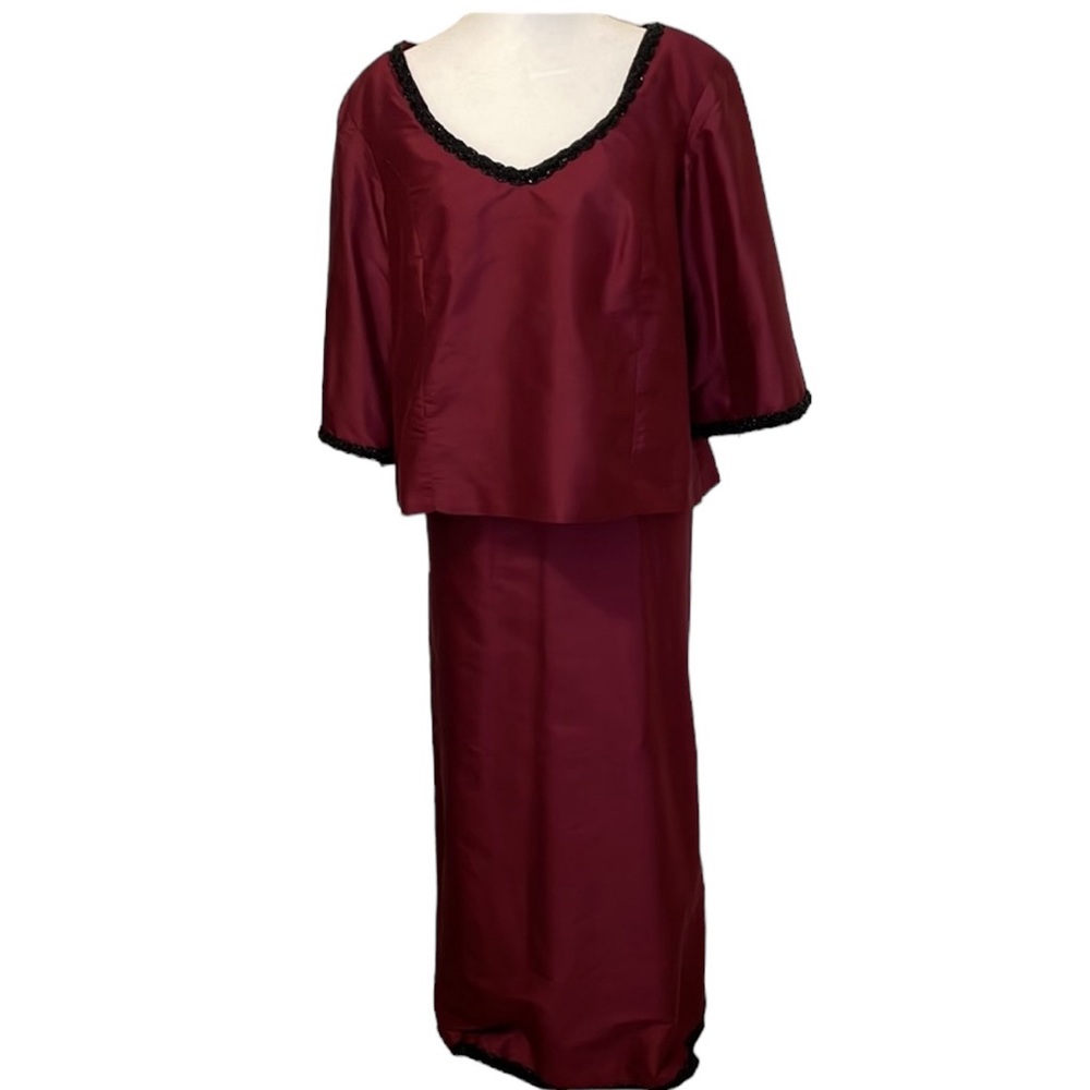 Two piece custom ball gown. Wonderful mother of the bride or groom dress.